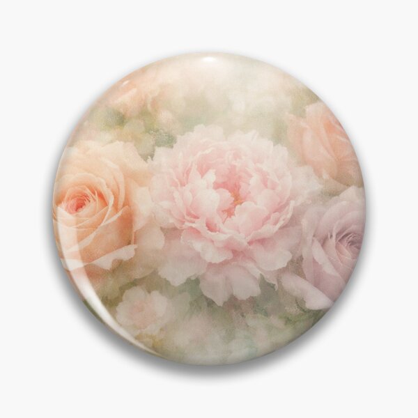 Item preview, Vintage Pastel Rose Garden Bouquet designed and sold by Owcomm.