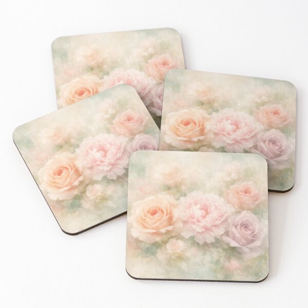 Item preview, Vintage Pastel Rose Garden Bouquet designed and sold by Owcomm.