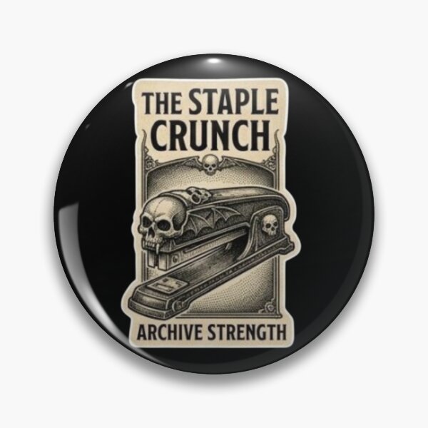 Item preview, Funny Vampire Office Where Deadlines Go To Die Gothic Sticker designed and sold by DarkOriginArts.