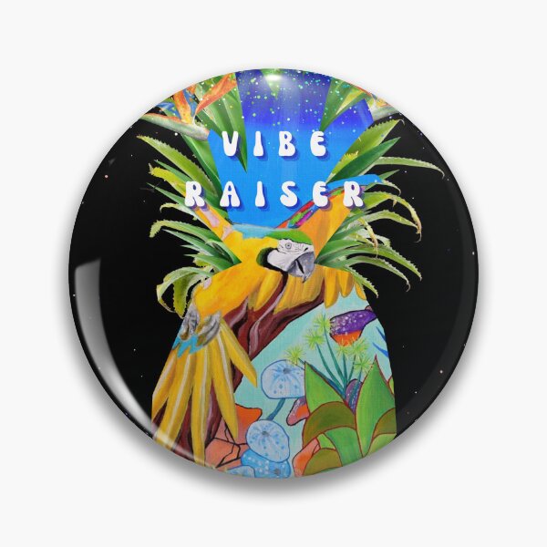 Item preview, Vibe Raiser – Tropical Pop and Colorful Pineapple designed and sold by GabiVitryArt.