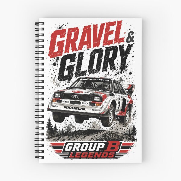 Item preview, Gravel & Glory Group B Classic Rally Car Vector designed and sold by Shift Republic.