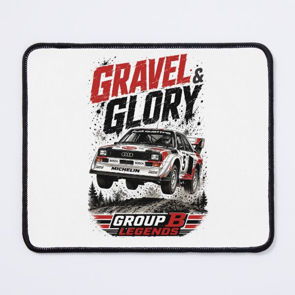 Item preview, Gravel & Glory Group B Classic Rally Car Vector designed and sold by Shift Republic.