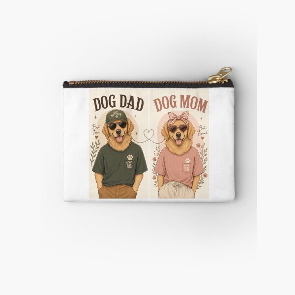 Item preview, Matching Dog Dad and Dog Mom Kawaii Golden Retriever Set designed and sold by Ashley critters.