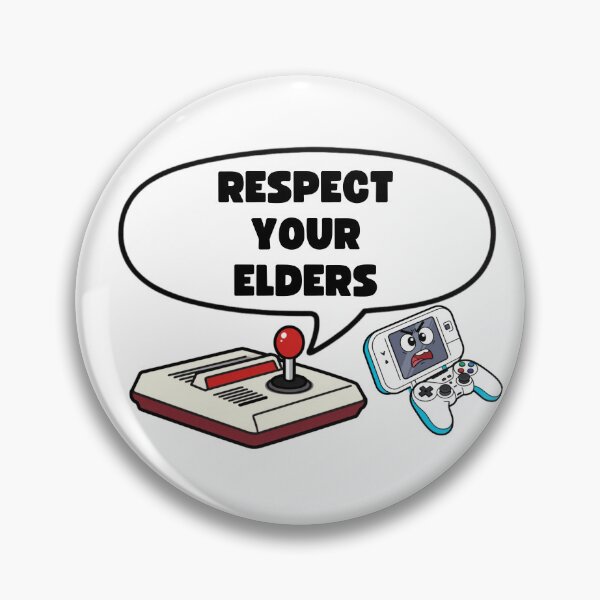Item preview, Respect Your Elders Typography Design | Vintage Humor Graphic designed and sold by Customprinthub1.