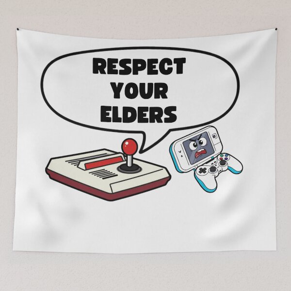 Item preview, Respect Your Elders Typography Design | Vintage Humor Graphic designed and sold by Customprinthub1.