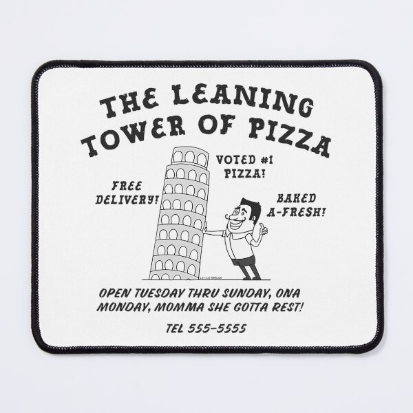 Item preview, Leaning Tower Of Pizza designed and sold by arlitoickerson.