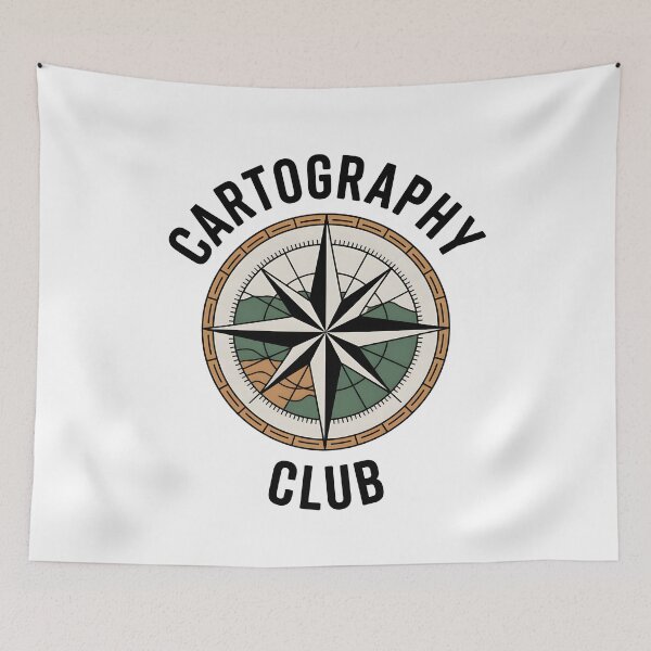 Item preview, Cartography Club Contour Lines Map designed and sold by MooonTees.