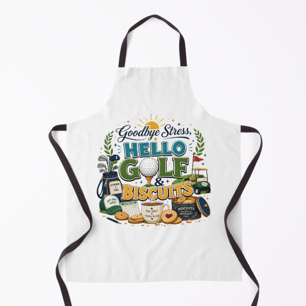 Item preview, Goodbye Stress Hello Golf and Biscuits Funny Retirement Gift designed and sold by WHDProduction45.