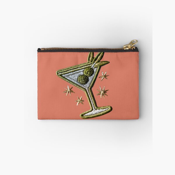 Item preview, Martini Cocktail Embroidery Patch Art designed and sold by MegaNovaArt.