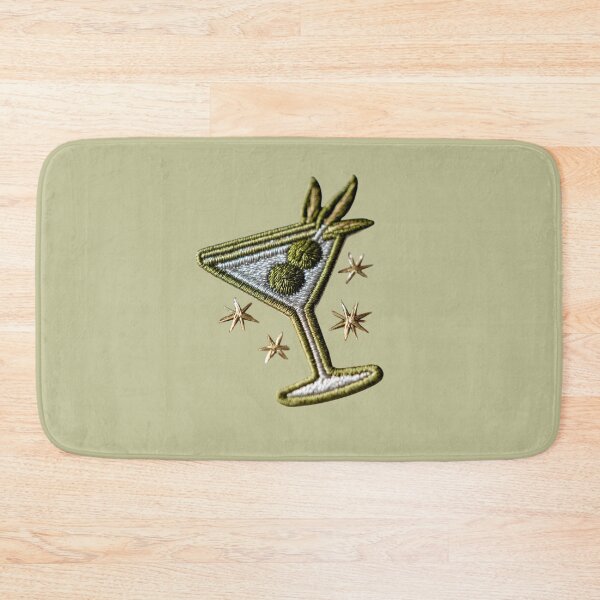 Item preview, Martini Cocktail Embroidery Patch Art designed and sold by MegaNovaArt.
