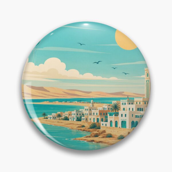 Item preview, Dakhla Morocco Travel Print designed and sold by MatthewHeights.