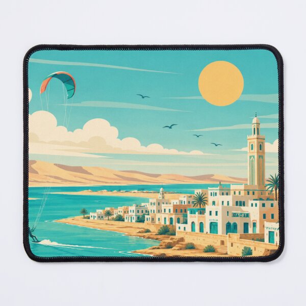 Item preview, Dakhla Morocco Travel Print designed and sold by MatthewHeights.