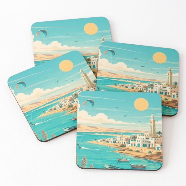 Item preview, Dakhla Morocco Travel Print designed and sold by MatthewHeights.