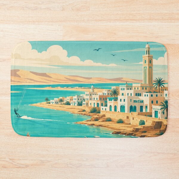 Item preview, Dakhla Morocco Travel Print designed and sold by MatthewHeights.