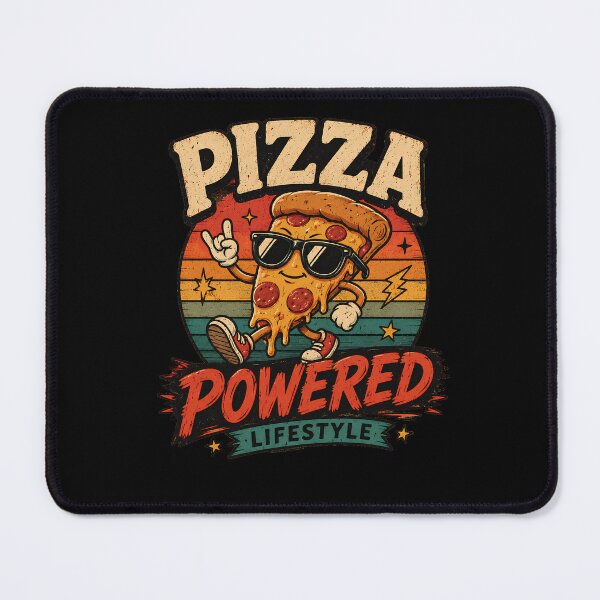 Item preview, Pizza Powered Lifestyle Funny Pizza Lover Design designed and sold by ILYASSE1.