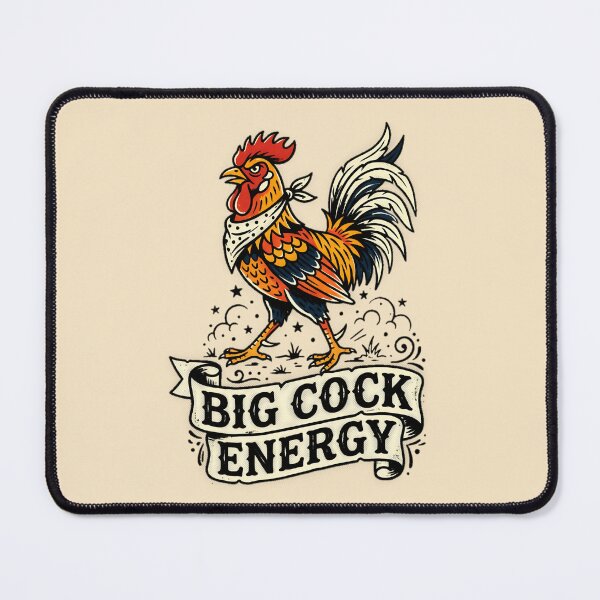 Item preview, Big Cock Energy Rooster Bandana Graphic — Funny Adult Humor Vintage Western designed and sold by SkTee2k.