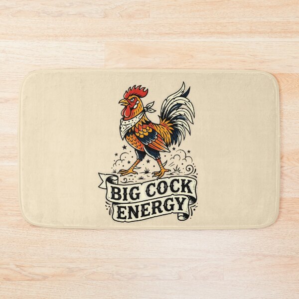 Item preview, Big Cock Energy Rooster Bandana Graphic  — Funny Adult Humor Vintage Western  designed and sold by SkTee2k.