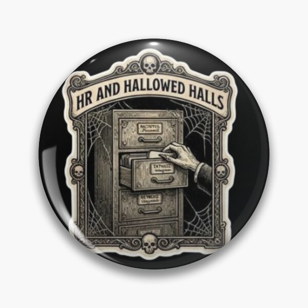 Item preview, Funny Corporate Slave Skeleton Forever And Ever Gothic Sticker designed and sold by DarkOriginArts.