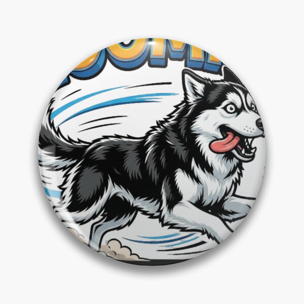 Item preview, Husky Zoomies designed and sold by Wild Creative Art.