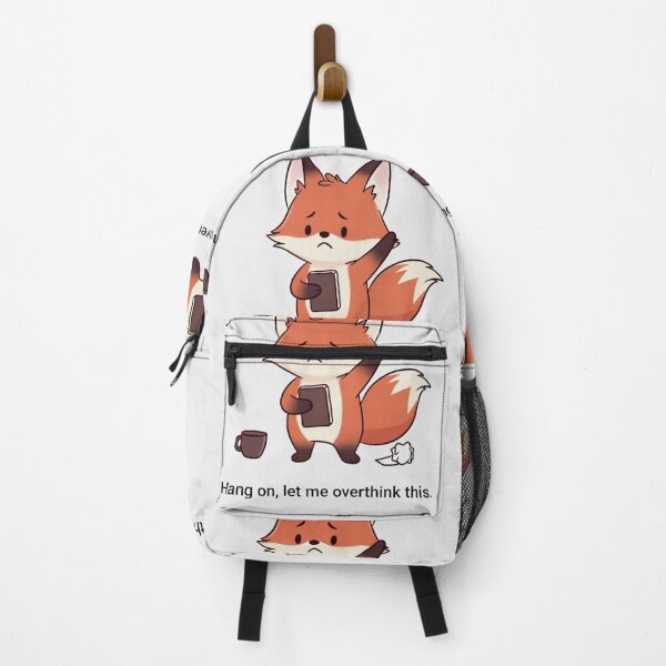 Item preview, Hang On, Let Me Overthink This Funny Fox Shirt | Anxiety Humor Gift designed and sold by GalleryPeak.