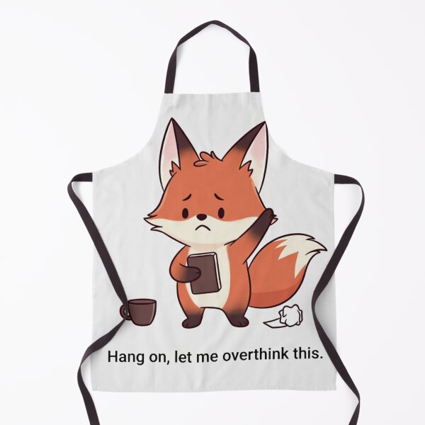 Item preview, Hang On, Let Me Overthink This Funny Fox Shirt | Anxiety Humor Gift designed and sold by GalleryPeak.