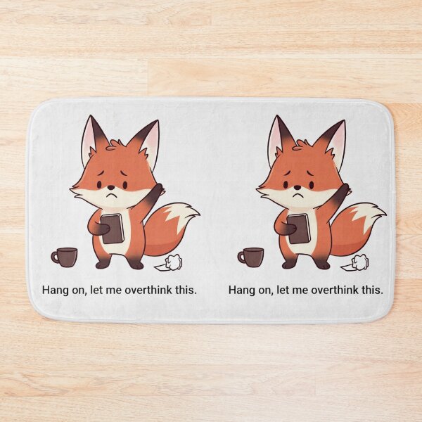 Item preview, Hang On, Let Me Overthink This Funny Fox Shirt | Anxiety Humor Gift designed and sold by GalleryPeak.