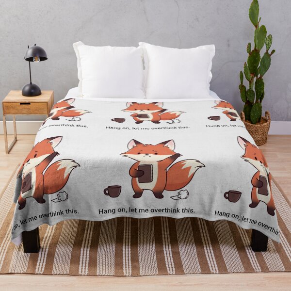 Item preview, Hang On, Let Me Overthink This Funny Fox Shirt | Anxiety Humor Gift designed and sold by GalleryPeak.