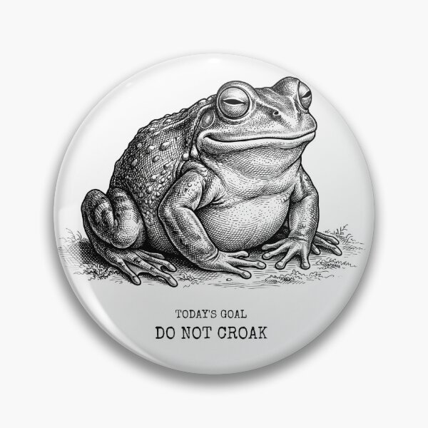 Item preview, TOAD — Today's Goal: Do Not Croak designed and sold by lazydogonline.