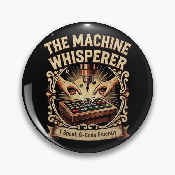 Item preview, The Machine Whisperer CNC Machinist Operator Vintage Retro designed and sold by LabCore.