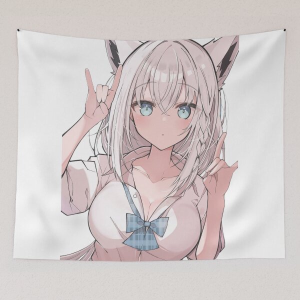Item preview, Shirakami Fubuki Cat Sign Hololive designed and sold by KomiArts.