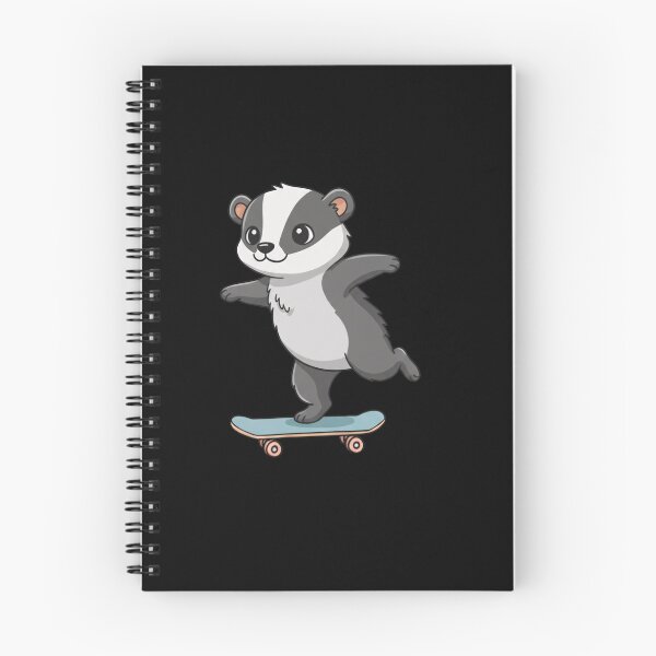 Item preview, Funny Badger Skateboard Skating Zoo Boys Girls Kids designed and sold by rafaeltto.