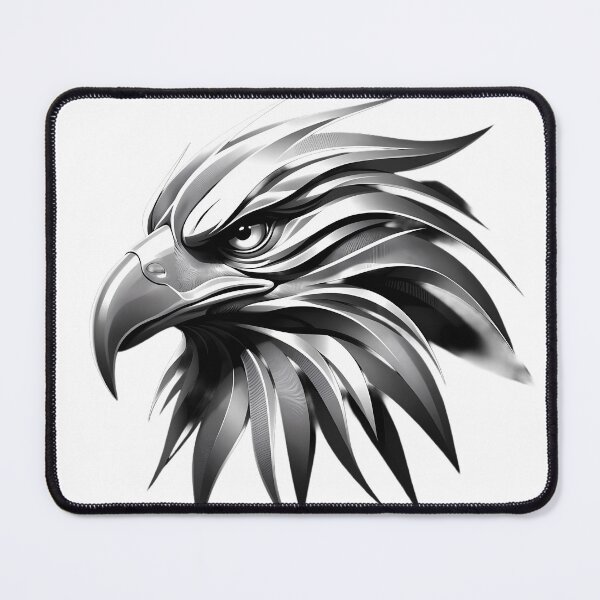 Item preview, Metallic Silver Eagle Portrait designed and sold by SupernovaNote.