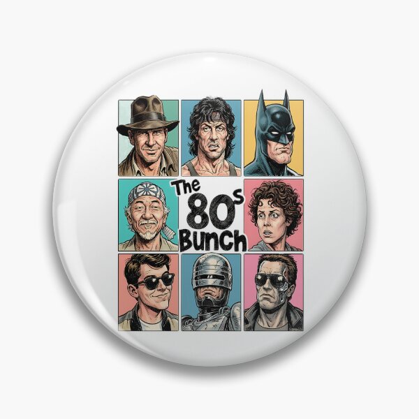 Item preview, 80S Bunch Action Heroes Collage designed and sold by arlitoickerson.