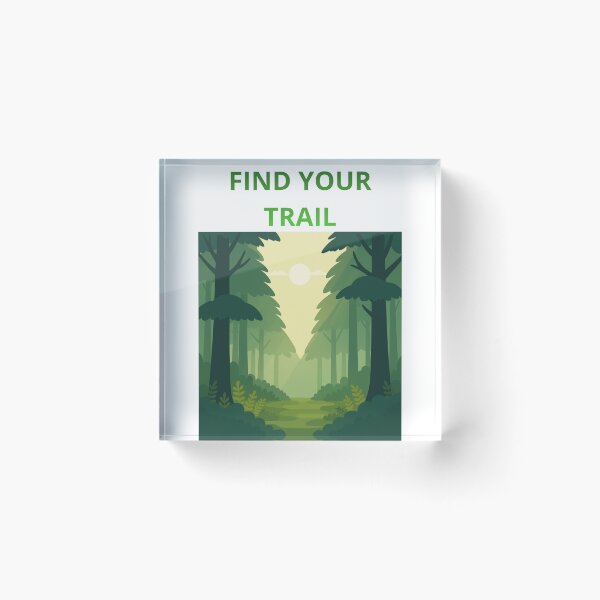 Item preview, Find Your Trail designed and sold by Wild Horizon Studio.