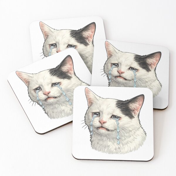 Item preview, Realistic Hand-Drawn Crying Cat designed and sold by By:MarcinK.