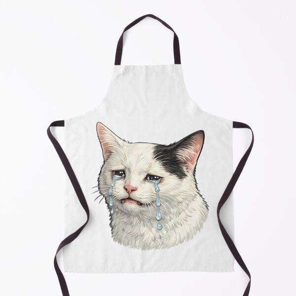 Item preview, Realistic Hand-Drawn Crying Cat designed and sold by Linework Studio.