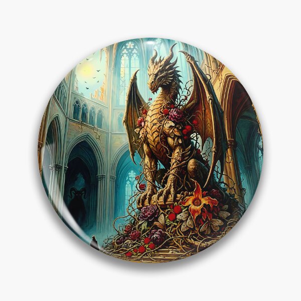 Item preview, Dark Gothic Art &amp; Fine Art Prints (1:1 Square Posters) designed and sold by Cyber-ART-Studio.