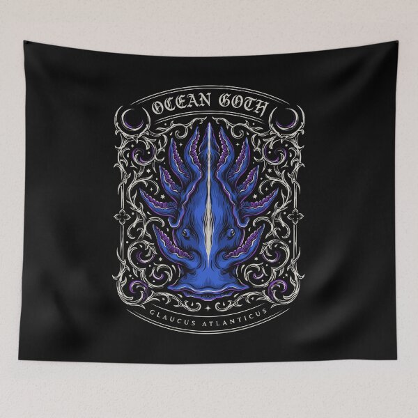 Item preview, Ocean Goth Sea Slug Shirt - Blue Dragon Nudibranch Marine Biology Gift designed and sold by EXATEES  ⭐⭐⭐⭐⭐.
