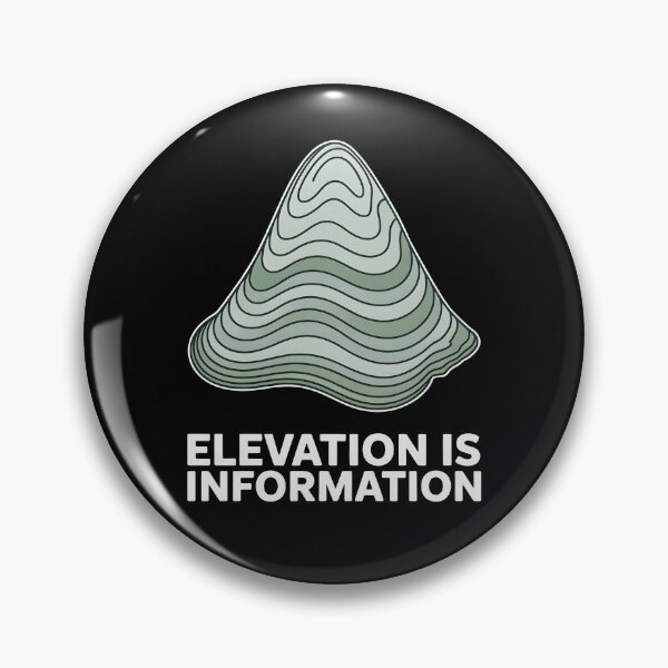 Artikelvorschau, Elevation Is Information Topografische entworfen und verkauft von MooonTees.