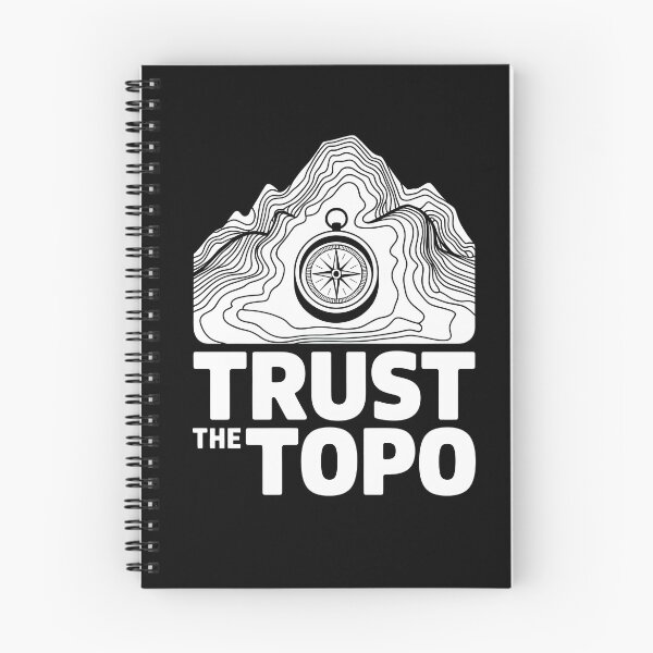 Item preview, Trust The Topo Contour Lines Map designed and sold by MooonTees.