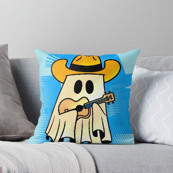 Item preview, Ghost Cowboy Guitar Halloween Country designed and sold by AstronautMerch.