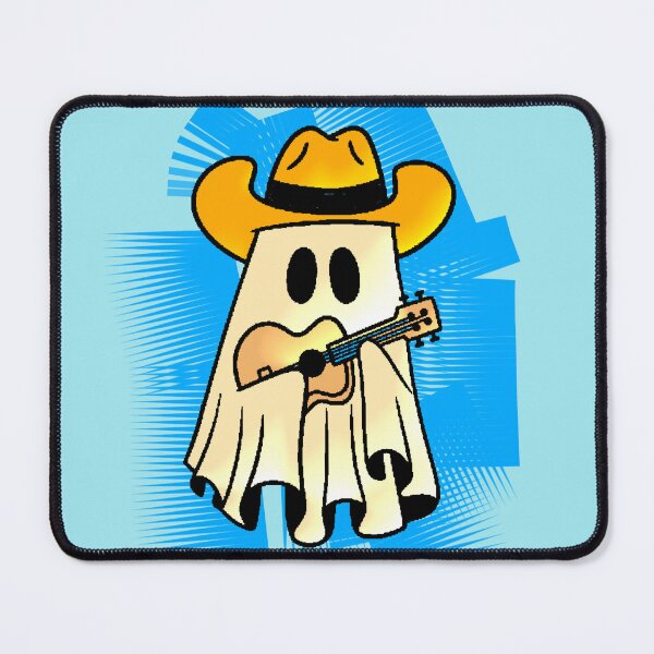 Item preview, Ghost Cowboy Guitar Halloween Country designed and sold by AstronautMerch.
