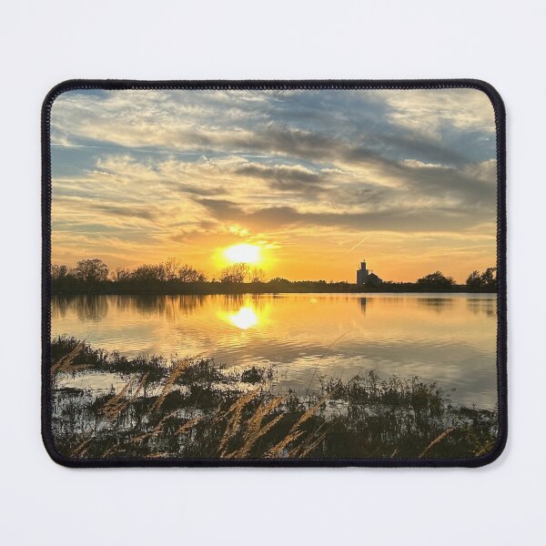 Item preview, Reflejos de luz - Fotografía del lago al atardecer dorado5 designed and sold by RnIDesignd.