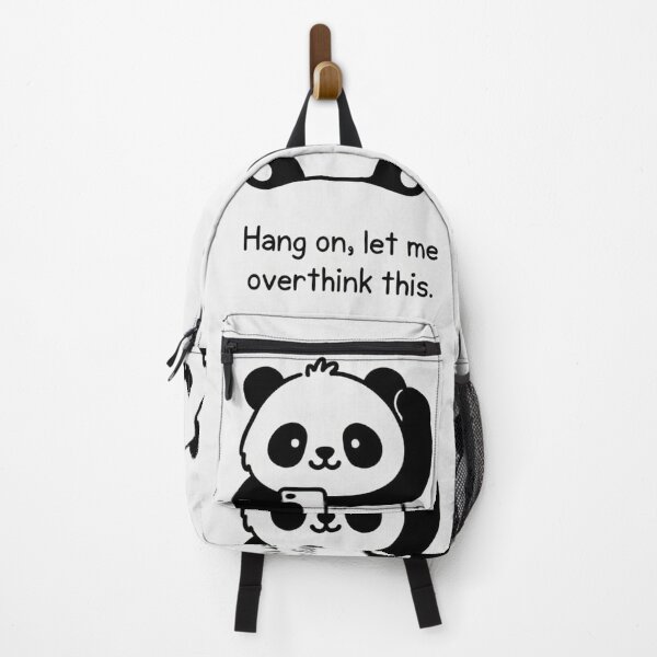 Item preview, Hang On, Let Me Overthink This Cute Panda Shirt | Funny Anxiety Humor Gift designed and sold by GalleryPeak.