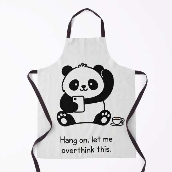 Item preview, Hang On, Let Me Overthink This Cute Panda Shirt | Funny Anxiety Humor Gift designed and sold by GalleryPeak.