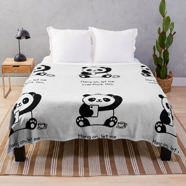 Item preview, Hang On, Let Me Overthink This Cute Panda Shirt | Funny Anxiety Humor Gift designed and sold by GalleryPeak.
