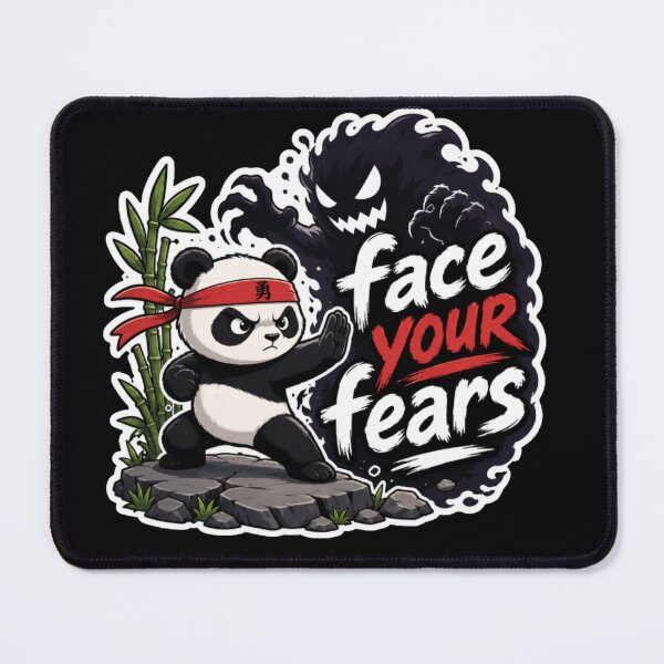 Item preview, Face Your Fears Panda Warrior designed and sold by PixoNest.