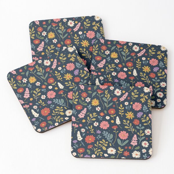 Item preview, Vibrant Retro Wildflower Botanical Seamless Pattern designed and sold by NuvoraNest.