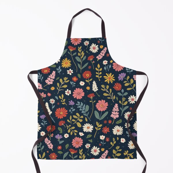 Item preview, Vibrant Retro Wildflower Botanical Seamless Pattern designed and sold by NuvoraNest.