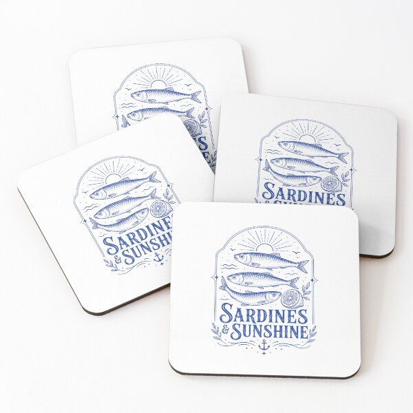 Item preview, Sardines And Sunshine Coastal Summer Design designed and sold by itsmorabit.